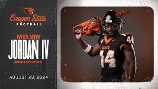 Oregon State Football Interview: Melvin Jordan IV (8/28/24)