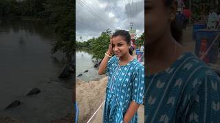 বন্যায় জলে ১৬ চাকার লরি accident ￼❌হয়ে খালে পড়ে গেল। দেখতে ছুটলাম পাড়ার সবাই মিলে।#shorts #vlog