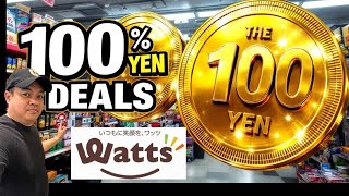 "Watts 100 Yen Shop Tour: Japan's Best Hidden Gems for Budget Shoppers!"