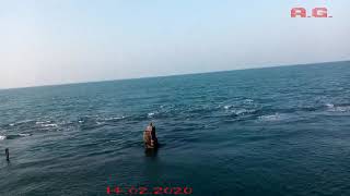 Pamban brige rameswaram. পম্বন ব্রীজ রামেশ্বরম।