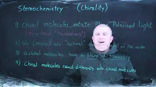 S'21 - Stereochem 1 - Chirality overview, why we care, and a peek behind the  curtain