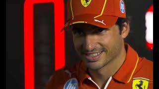 Carlos Sainz interview 2024 Azerbaijan Grand Prix ! | Post FP2 interview #f1 #automobile