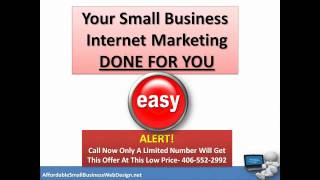 Small Business Internet Marketing DONE FOR YOU