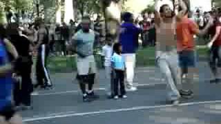 Rollerblading in Central Park