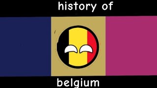 history of belgium (1900-2023) Country ball