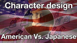 American vs. Japanese character design