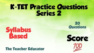 K-TET Practice Questions 2