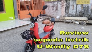 Review sepeda listrik U-Winfly D7S.