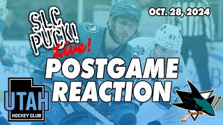 What the hell just happened? Sharks shock Utah | SLC Puck! Live!