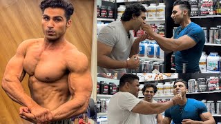 Chest & Triceps workout | Gold Medal 🥇 Celebration with my coach ft. Sandeep sheoran