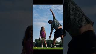 1 to 1 Goalkeeper Training for my Daughter before her first game.