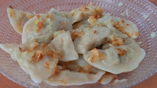 Вареники с квашеной капустой.