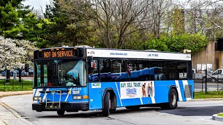 Montgomery County Transit Ride On Low Floor Gillig Advantage Diesel #5745 on Route 63 Shady Grove