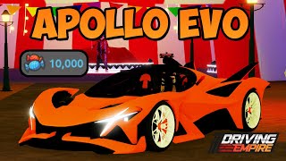 NEW APOLLO PROJECT EVO IN DRIVING EMPIRE