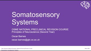 Sensory Systems I