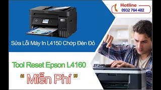 Hướng Dẫn Reset Bộ Đếm Epson L4160 - 100% Thành Công | Sửa Lỗi Máy In Epson L4160 Nhấp Nháy 2 Đèn Đỏ