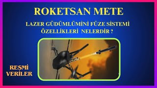 Roketsan METE Lazer Güdümlü Füze Özellikleri | Savunma Sanayi