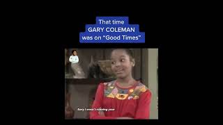 Gary Coleman and Janet Jackson (Penny)#classic 70s #goodtimes #black #mustwatch #sitcom