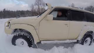 TB 48 NISSAN PATROL на 37 . По следам Патрола на 42 тракторах.  16.01.22