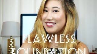 #FLAWLESSFOUNDATION with Simple Eye Makeup || heidiroro