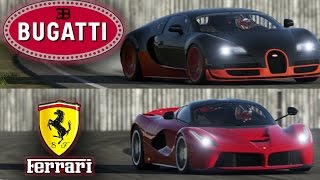 Forza 7 - Bugatti vs LaFerrari on the TOP GEAR track!