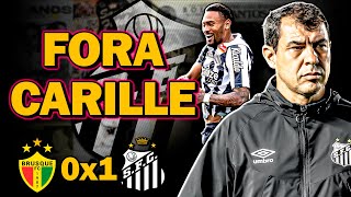 Como é CHATO ver o Santos de FÁBIO CARILLE jogar! Brusque 0x1 Santos