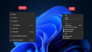 Bring Back Classic Right Click Option In Windows 11 2021