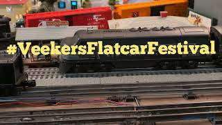 My Flatcar Train for #VeekersFlatcarFestival #lionel #ogauge #toytrains