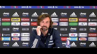 Pirlo in conferenza stampa pre partita parla di Dybala,Cr7 e anche della Superleague.