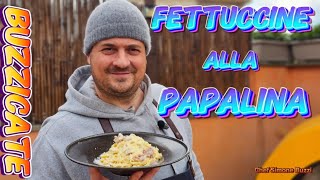 Fettuccine alla Papalina 🤤 la ricetta più estrema della carbonara👉😜