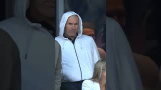 Zidane Watching Real Madrid Vs Liverpool #shorts #zidane #ucl #realmadrid