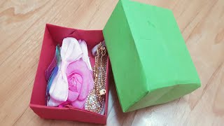 Origami Paper Box | My 6 years old daughter shows the paper box making process |Basteln