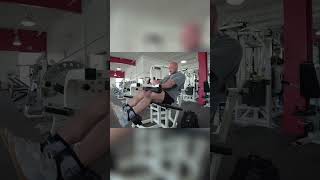 Road to 250lbs Day 53 - Seated leg curl #bodybuilder #legworkout #hamstrings #coaching #legtraining