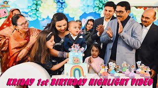 KRIDAY 1st BIRTHDAY HIGHLIGHT VIDEO 2024 - PLANET STUDIO REWA -  SAMDARIYA GOLD REWA