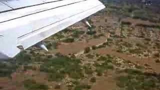 landing at menorca airport