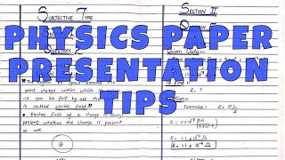 PAPER PRESENTATION OF PHYSICS PAPER FOR ALL CLASSES