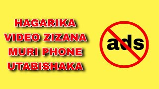 Nigute wahagarika video zizana muri phone  #irakozetv