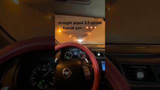 Tunnel POV In 3.5 Altima 🔊 Somebody Tried To Race Me 😳 VOLUME UP