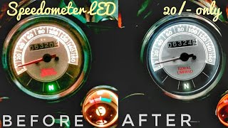 How to install LED light in speedometer at home | ROYAL ENFIELD clasic modification