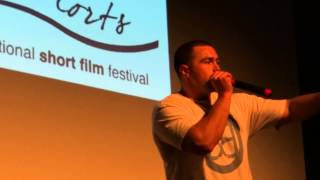 Scott Jackson Beat Boxer opening up the 2013 Lakeshorts International Short Film Festival