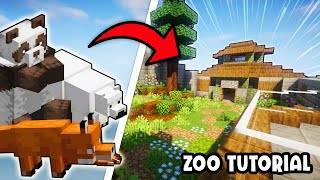 How to Build AMAZING Zoo Habitats in Minecraft