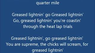 Greased Lightning Lyrics