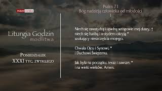 Liturgia Godzin | Modlitwa Południowa | Poniedziałek, XXXI tyg. zwykłego