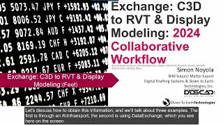 CIVIL 3D and REVIT 2024 Collaborative Workflow Exchange & Display Modeling