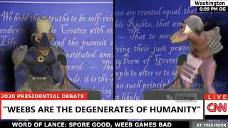 The 2020 U.S. Presidential Debate, made in Spore