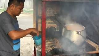 MUKBANG - SATE PADANG UDA AMPERA RASANYO TAKANA JUWO |UMKM #satepadang #sate  #kulinersamarinda