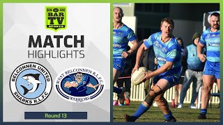 Belconnen United Sharks v West Belconnen Warriors - Round 13 Highlights | Canberra Rugby League 2022