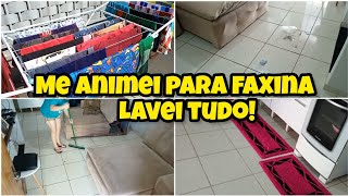 Estava um nojo,comecei a faxina tive que lavar,muita sujeira,dia todo limpando! #faxina