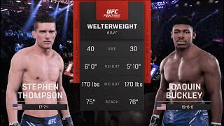 UFC 307: Thompson vs Buckley (UFC 5 Simulation)