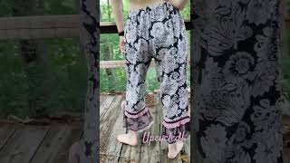 How to make Upcycled Pants! See long form Pantaloons DIY.  😘            #shortsfeed #upcycled